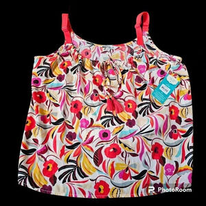 New Womens L Pioneer Woman Cami Top Sleep Pajamas Woven